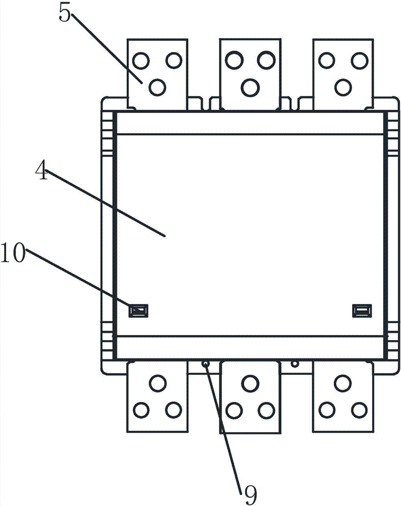 Enclosed high-power vacuum three-phase AC contactor