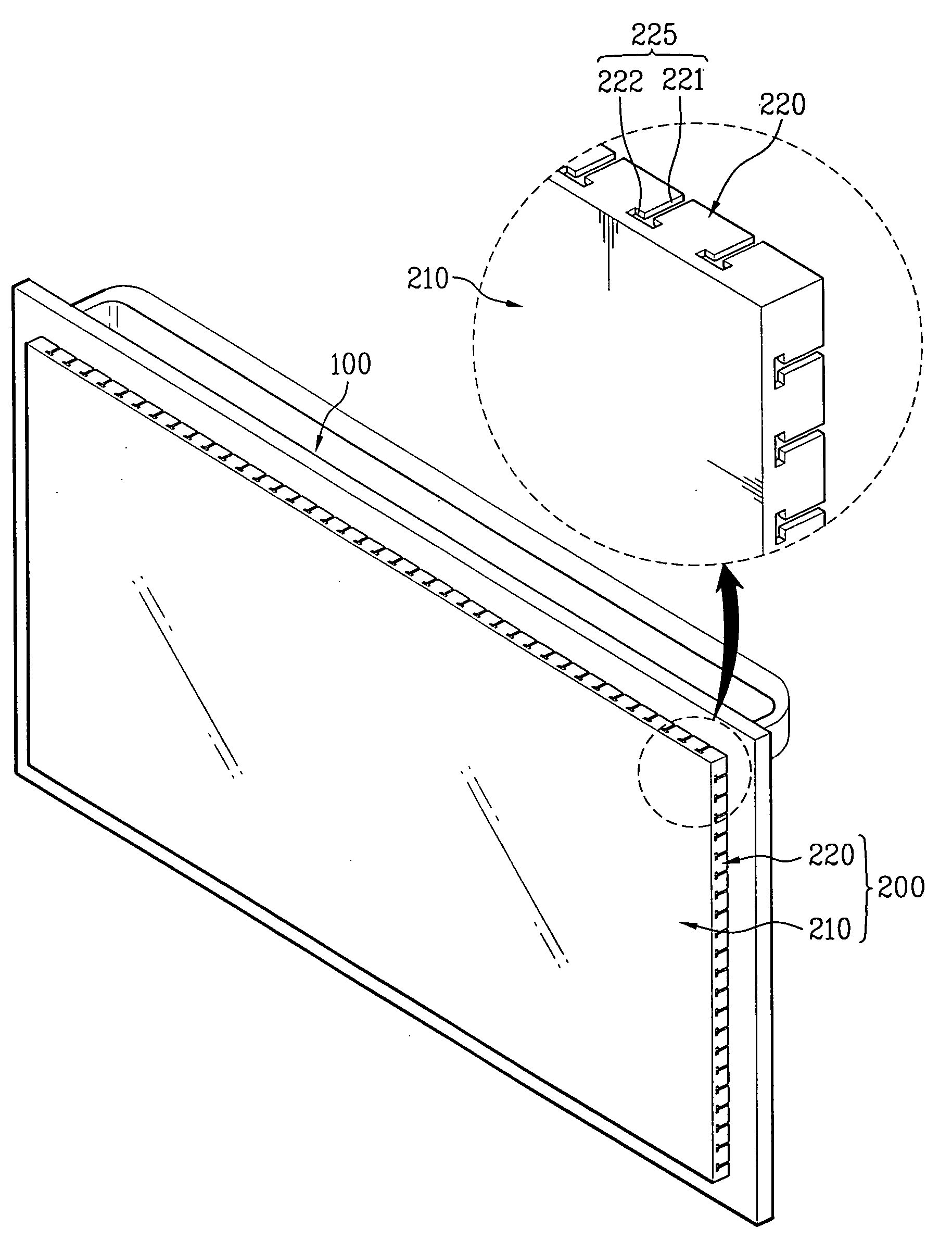 Door assembly of microwave oven