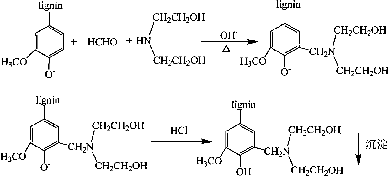 Lignin amido polyol and preparation method thereof