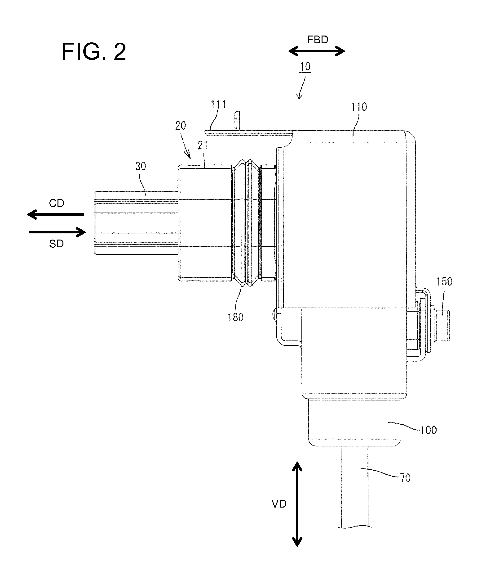 Connector having inner conductive member