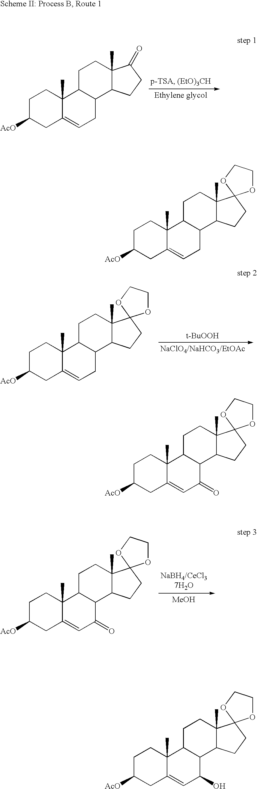 Methods for preparing 17-alkynyl-7-hydroxy steroids and related compounds