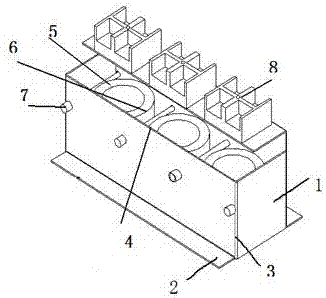 Low-voltage magnetic ring reactor and production process thereof