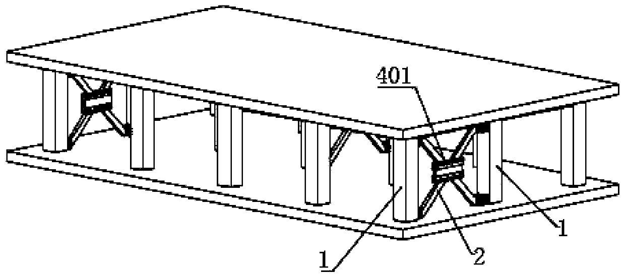 Reinforced concrete cast-in-place frame structure of a building