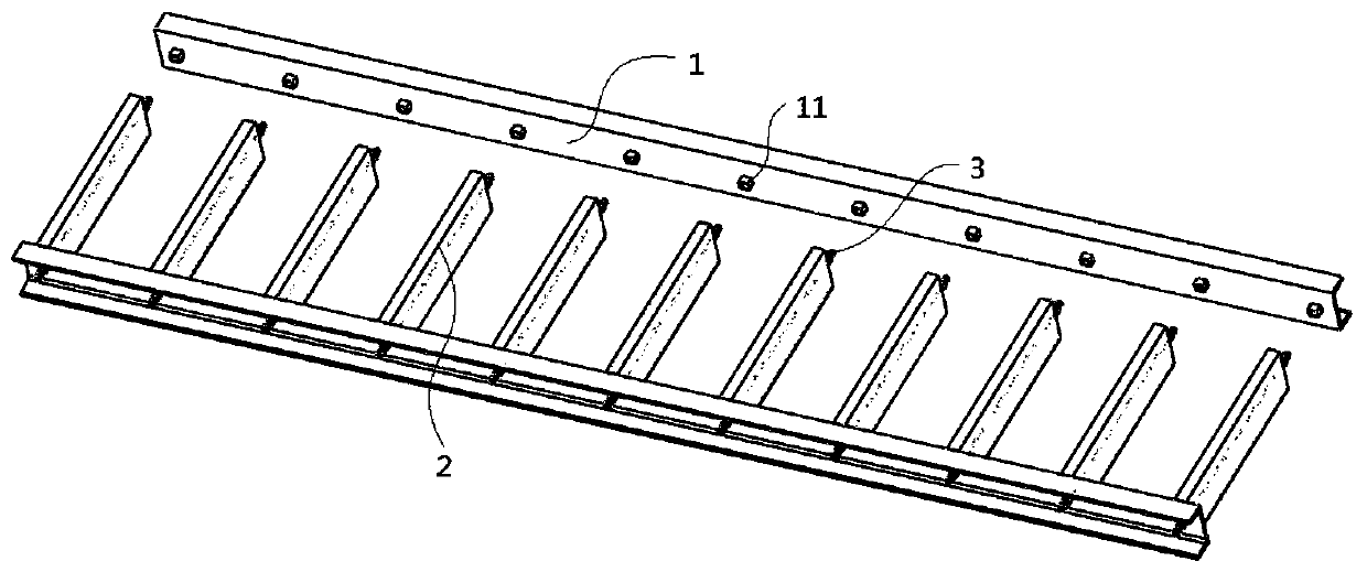 Concrete part molding mold