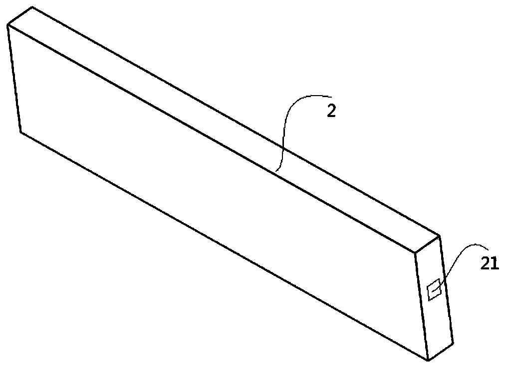 Concrete part molding mold