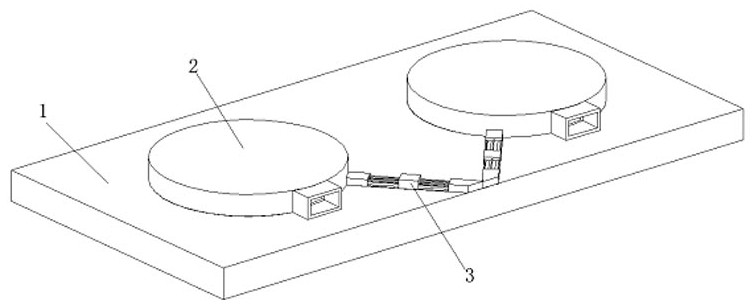 Wire fixing device of double centrifugal fans