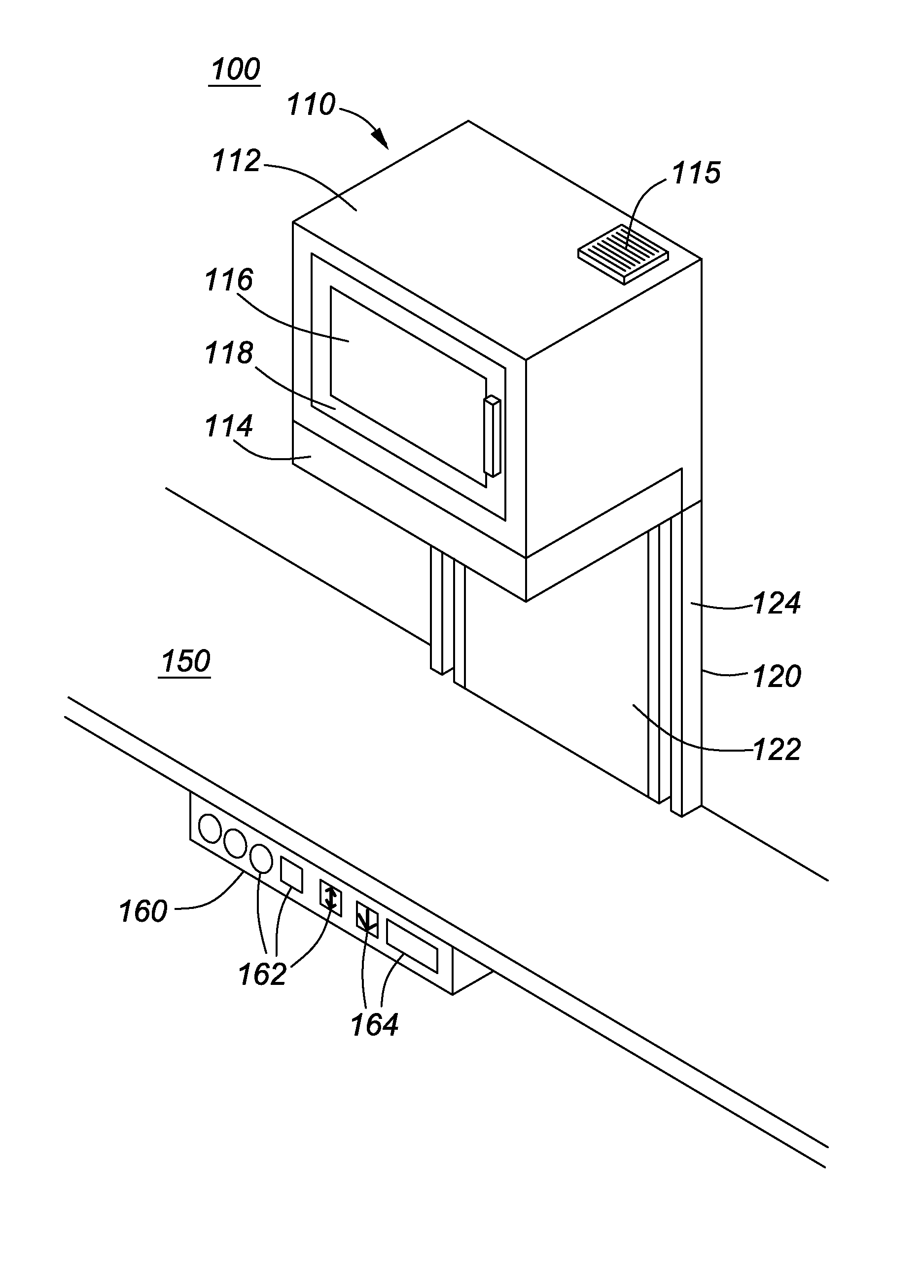 Bottom-loading cooking appliance