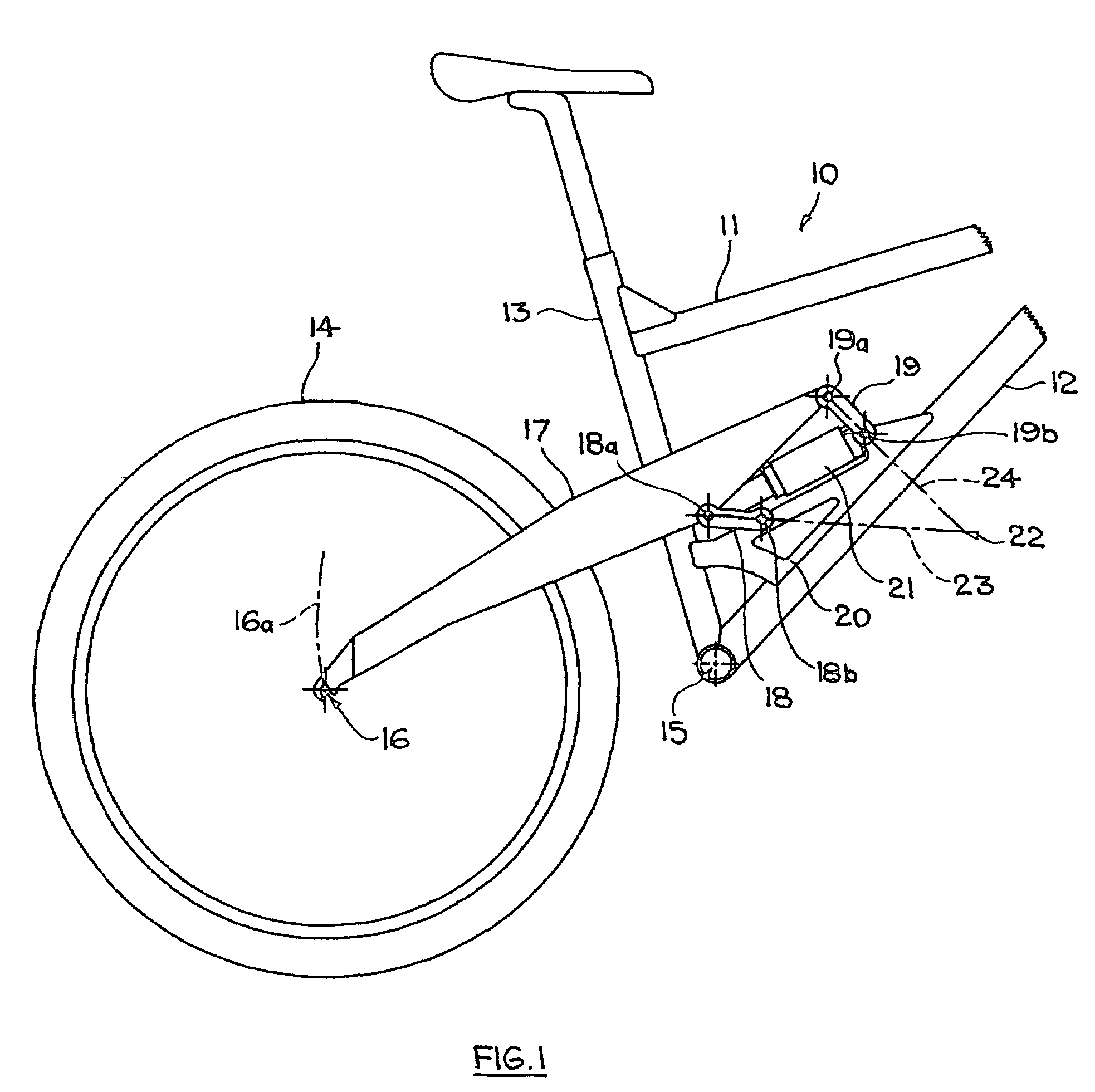 Bicycle rear suspension