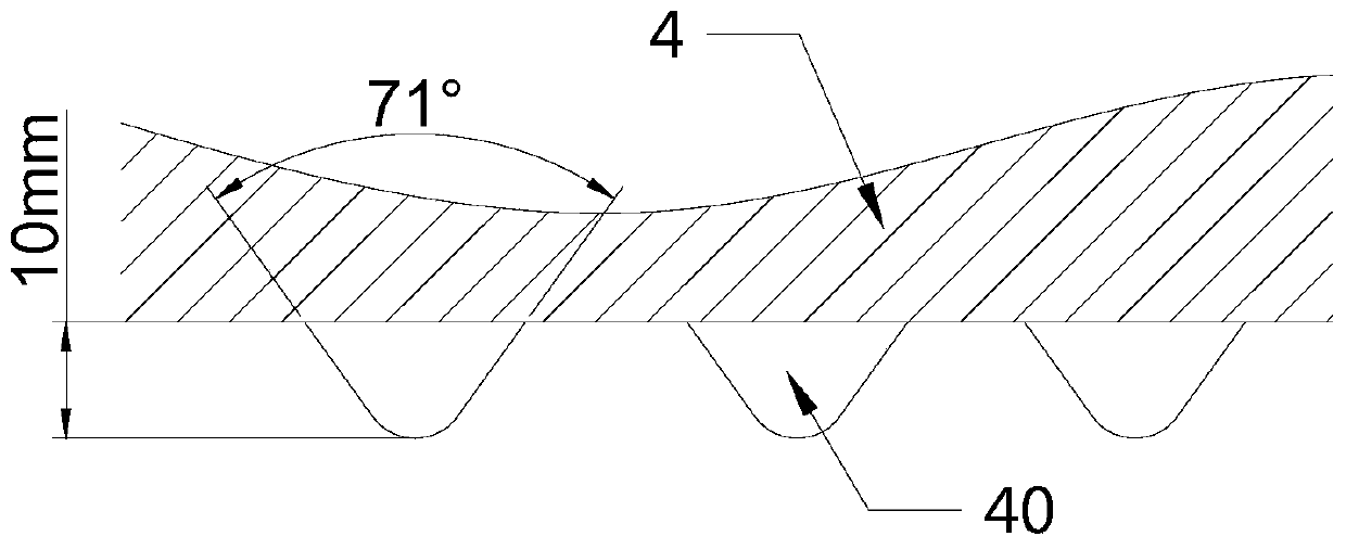 Hobbing cutter on reverse circulation drilling machine for breaking extremely-hard rock