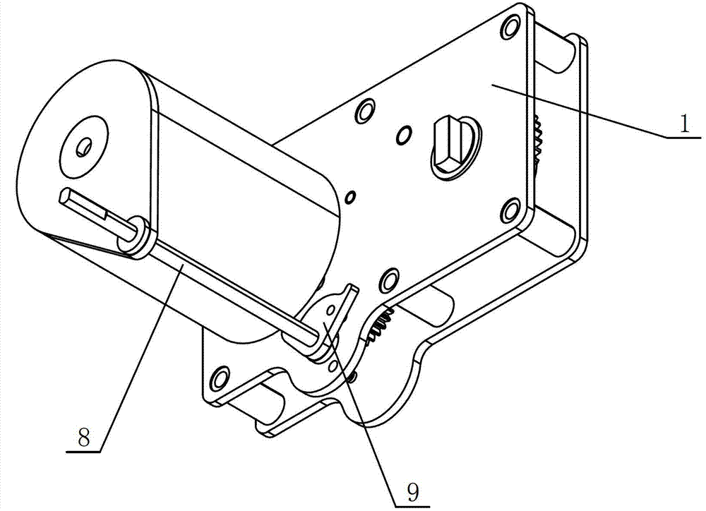 Swing type bidirectional positioning clutch