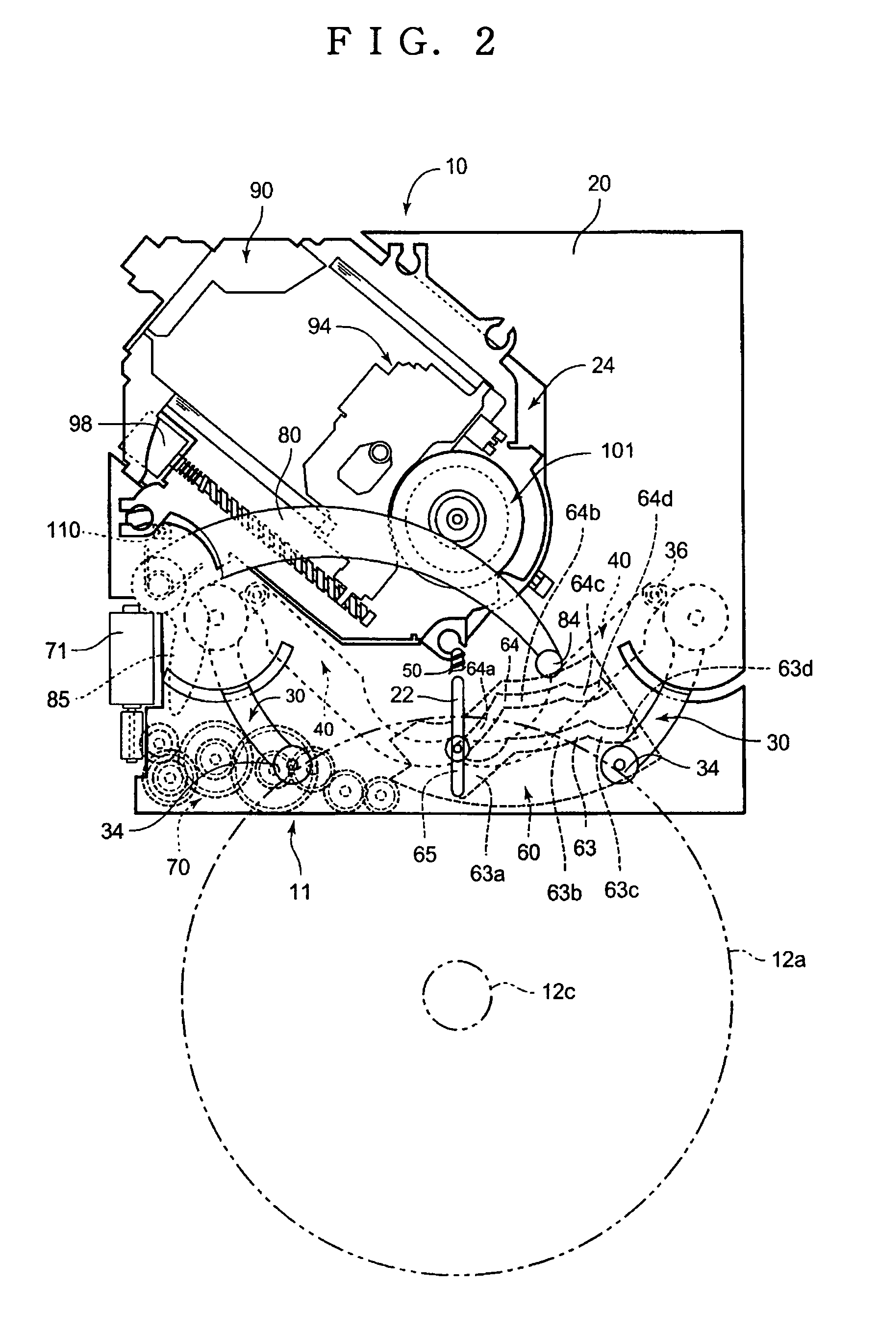 Loading mechanism and disc player using the loading mechanism