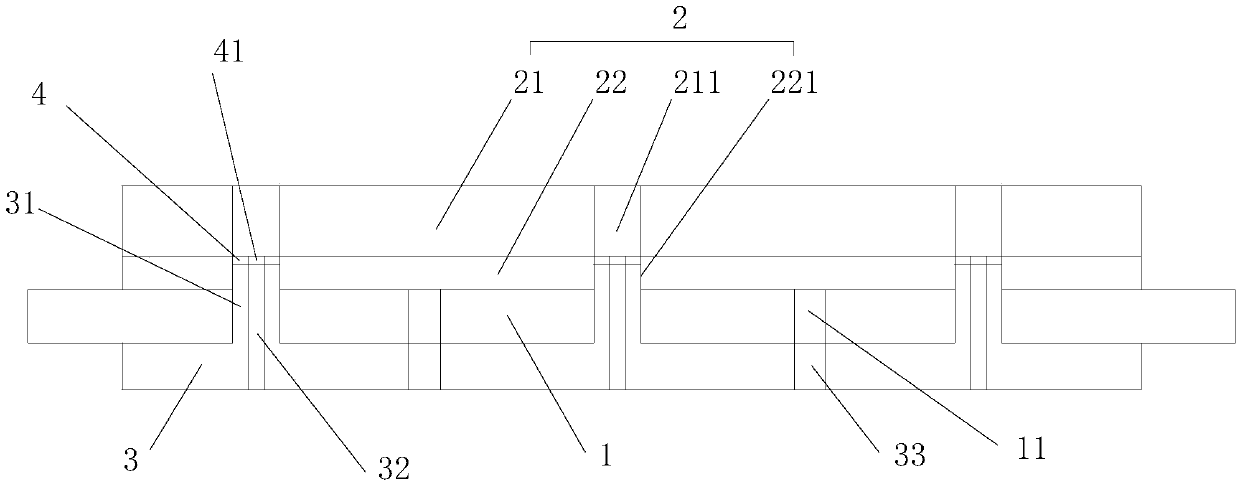 A high-efficiency heat dissipation alarm brake pad