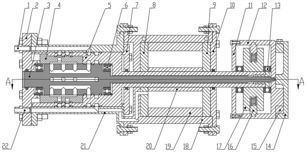 Passive follow-up hydraulic robot rotary joint capable of continuously rotating