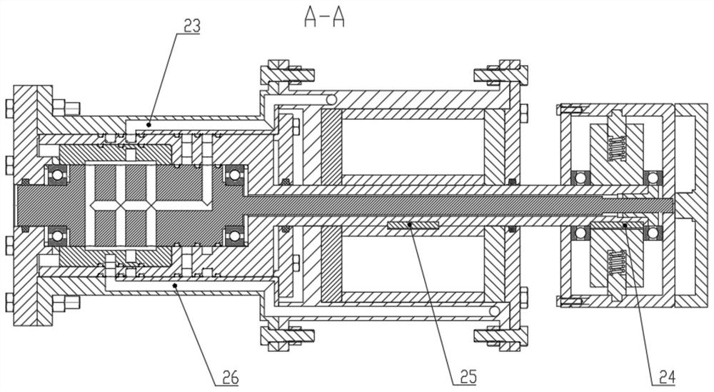 Passive follow-up hydraulic robot rotary joint capable of continuously rotating