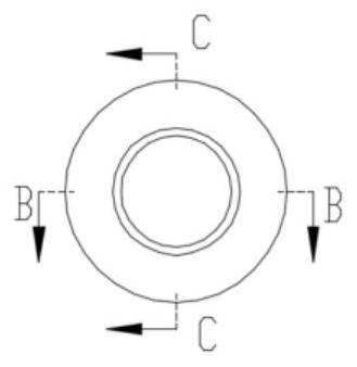 Passive follow-up hydraulic robot rotary joint capable of continuously rotating