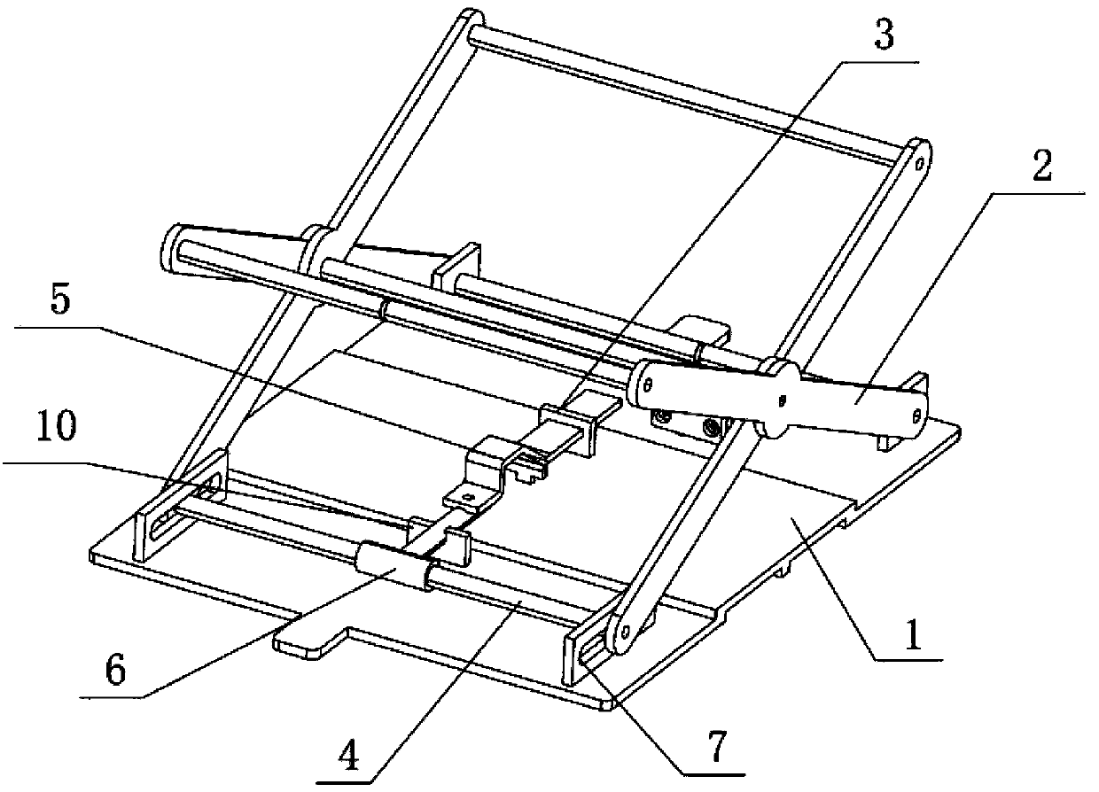 Ejection rod structure for press plate of paper shredder