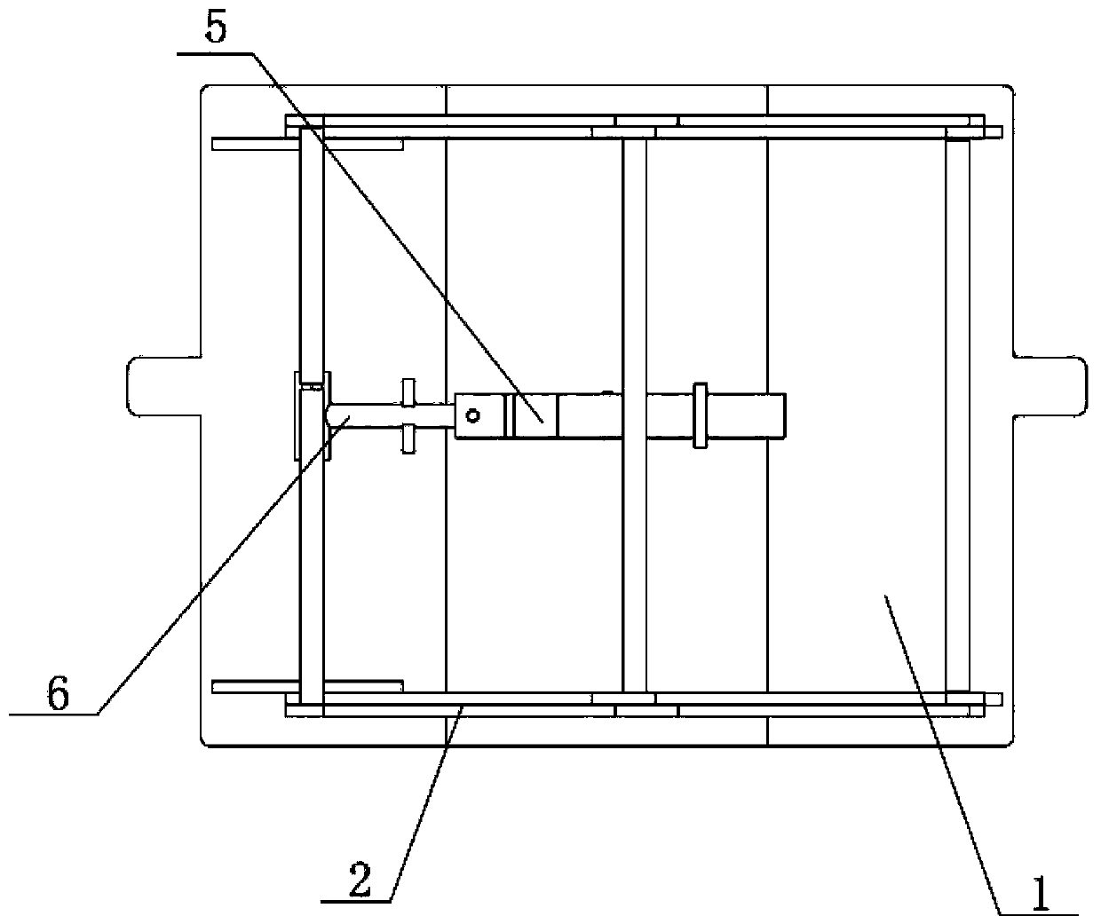 Ejection rod structure for press plate of paper shredder