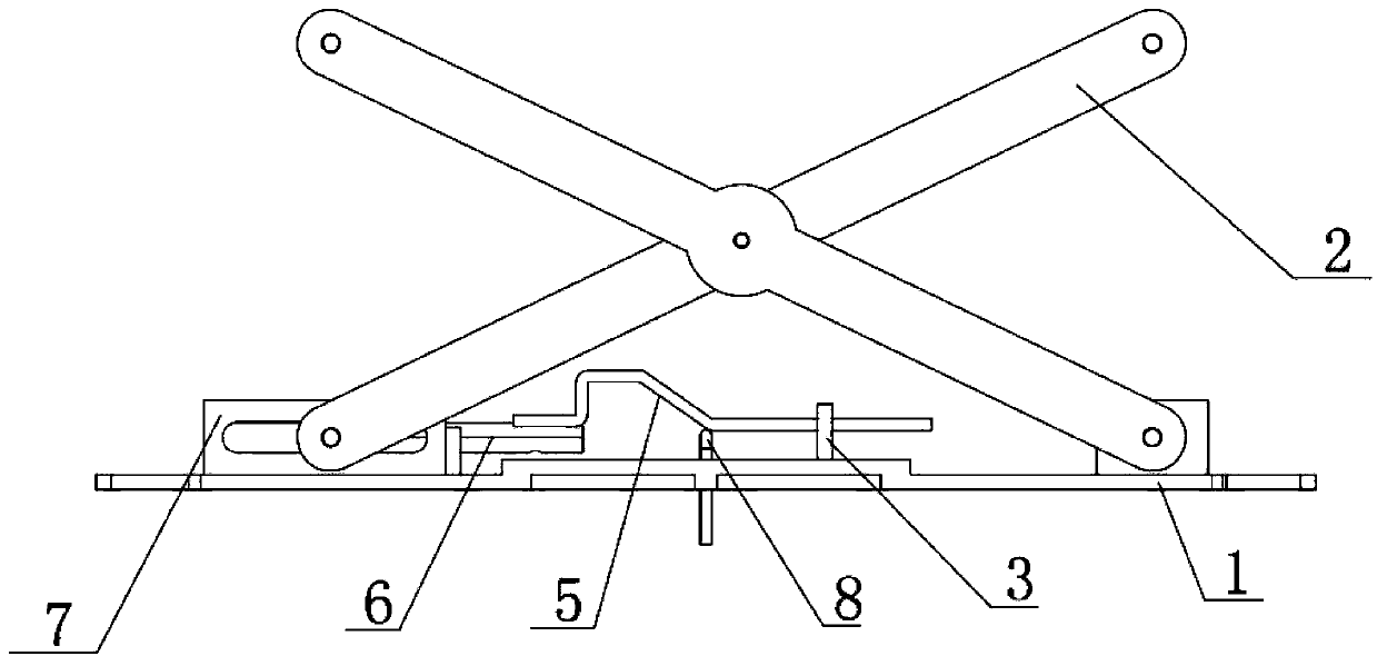 Ejection rod structure for press plate of paper shredder