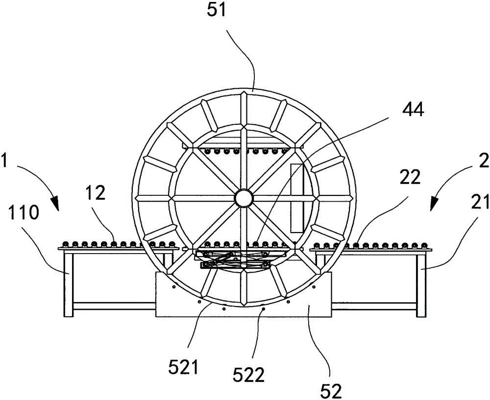 Wheel-type automatic turnover equipment with lifting mechanism