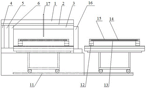 Resistance furnace and brazing method for brazing zinc electrolytic anode conductive beam