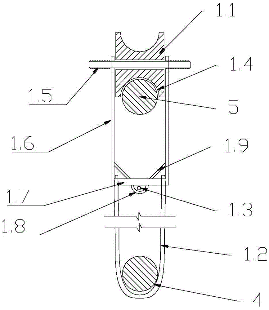 Cable Changing Device with Multiple Pivot Guide Cable Method