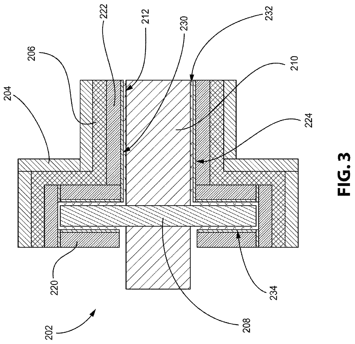 Journal and thrust gas bearing