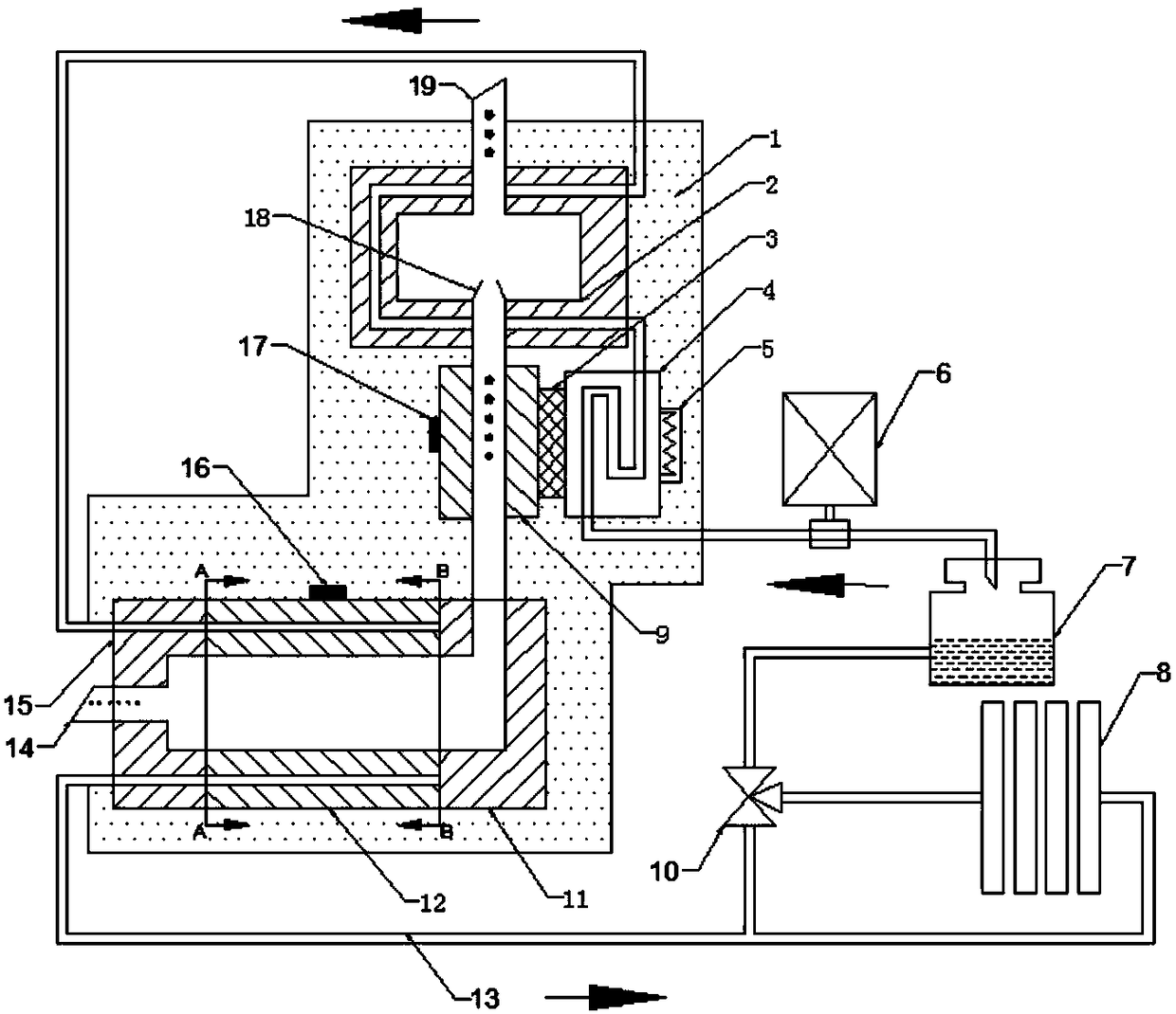 Temperature control device for condensation particle counter - Eureka ...