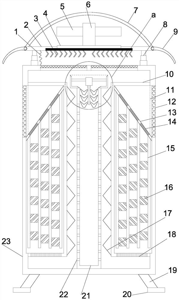 Heat dissipation installation cabinet for information communication