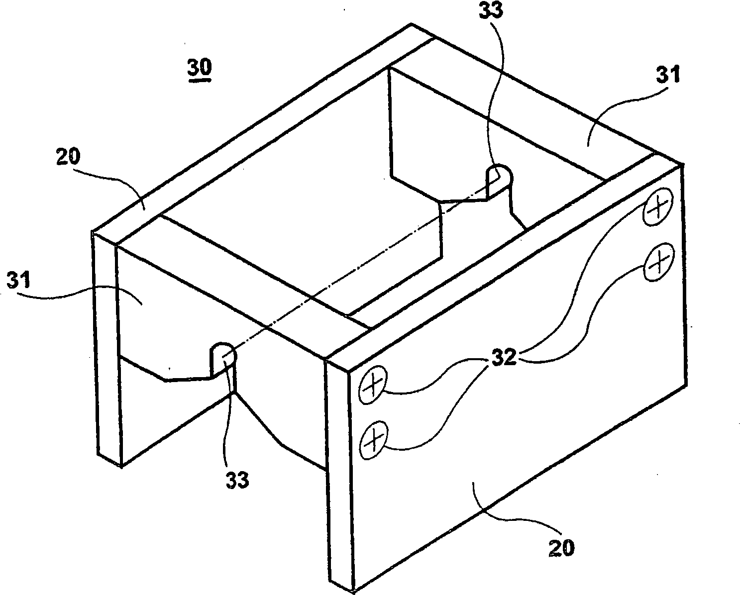 Device for producing a three-dimensional object in layers