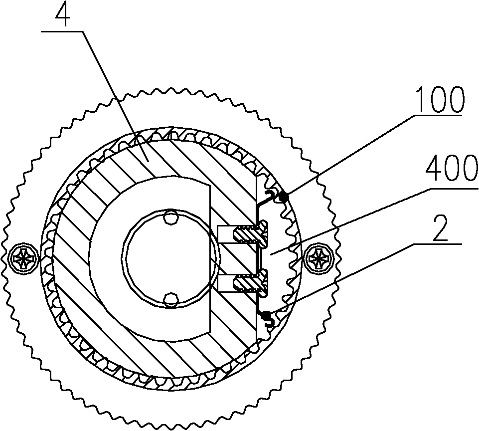Anti-loosening device for light-distribution regulation of lamp and lamp using anti-loosening device