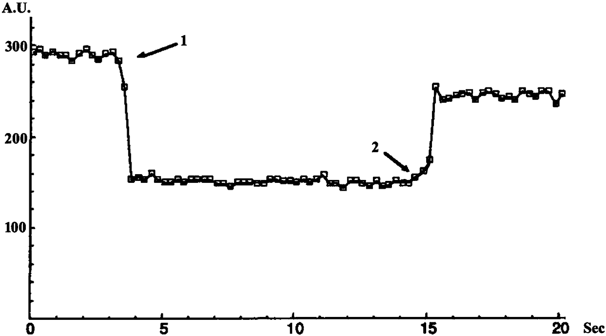 Fluorescent-labeled cytochrome c immobilization method and application thereof