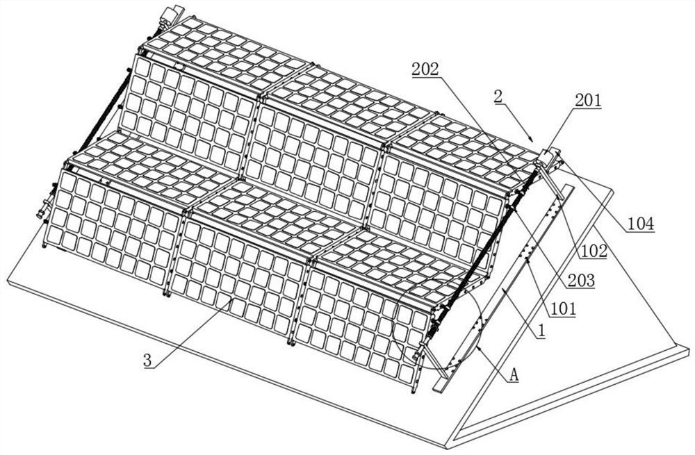 Solar cell panel device used for roof and convenient to store