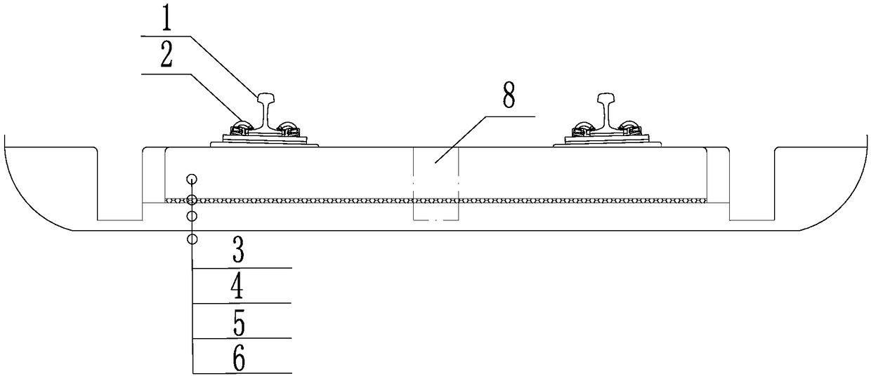 A construction method for an assembled slab track structure