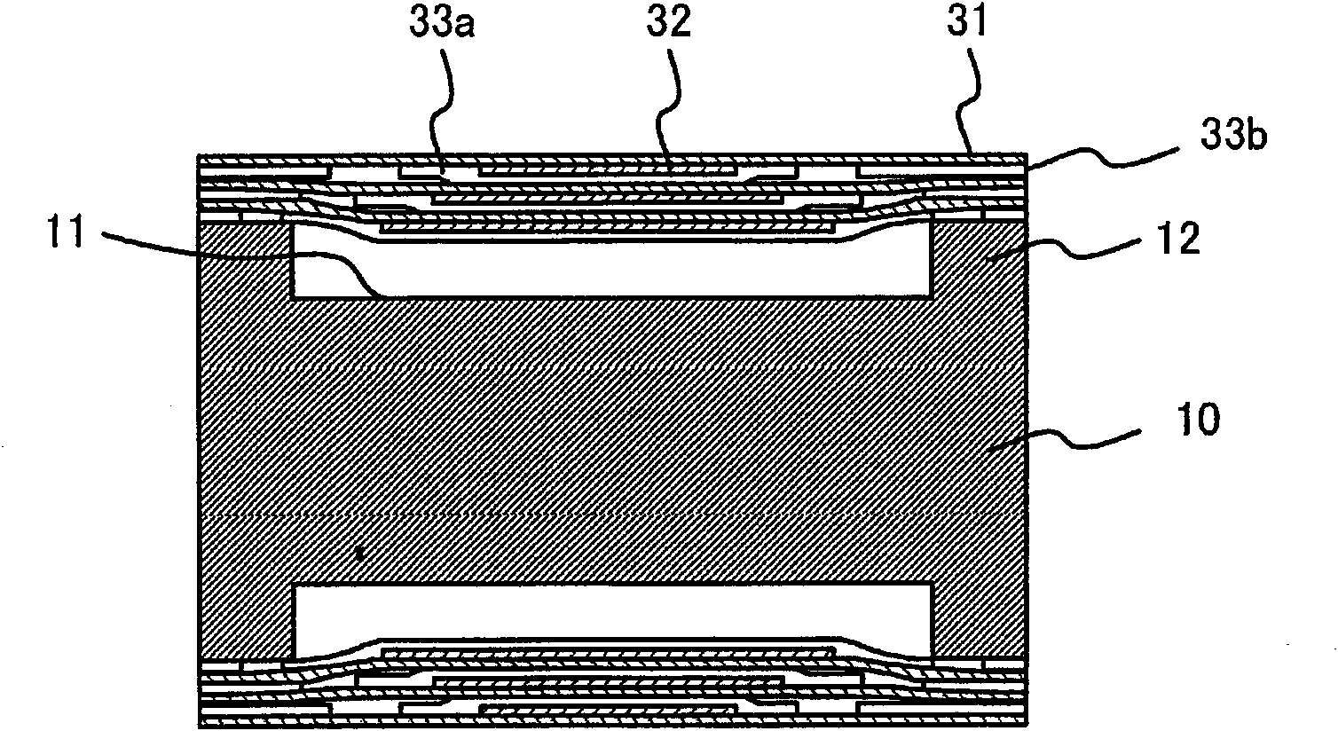 Winding core and wafer-processing belt wound on same