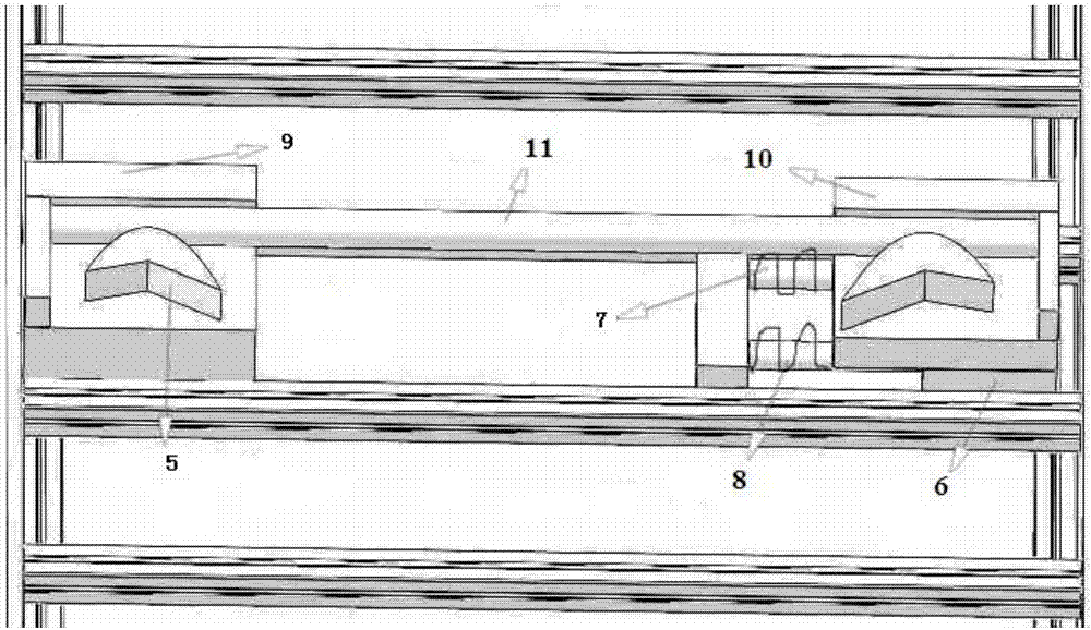 Quenching and tempering heat treatment device