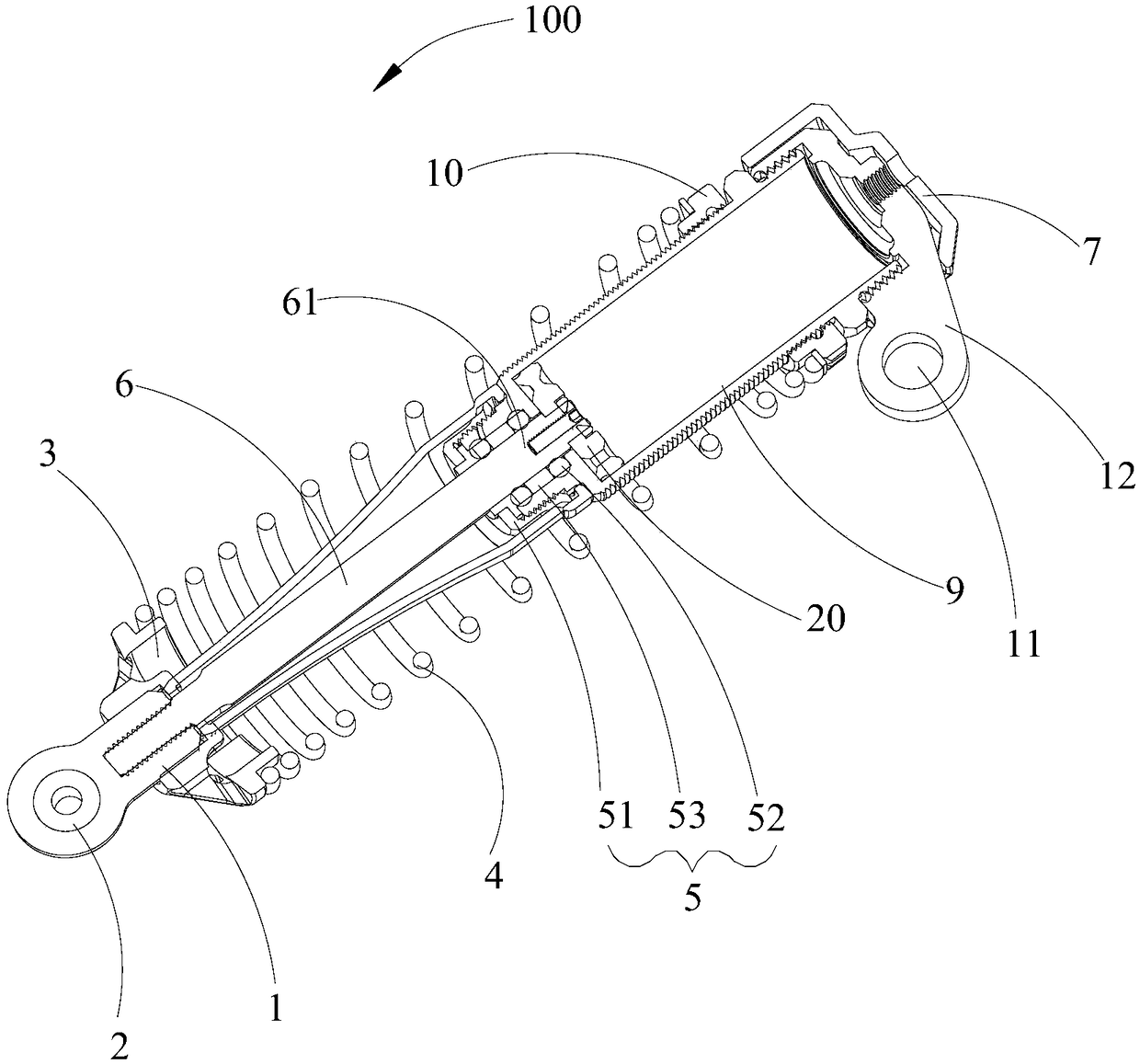 Self-adaptive damping piston and damper