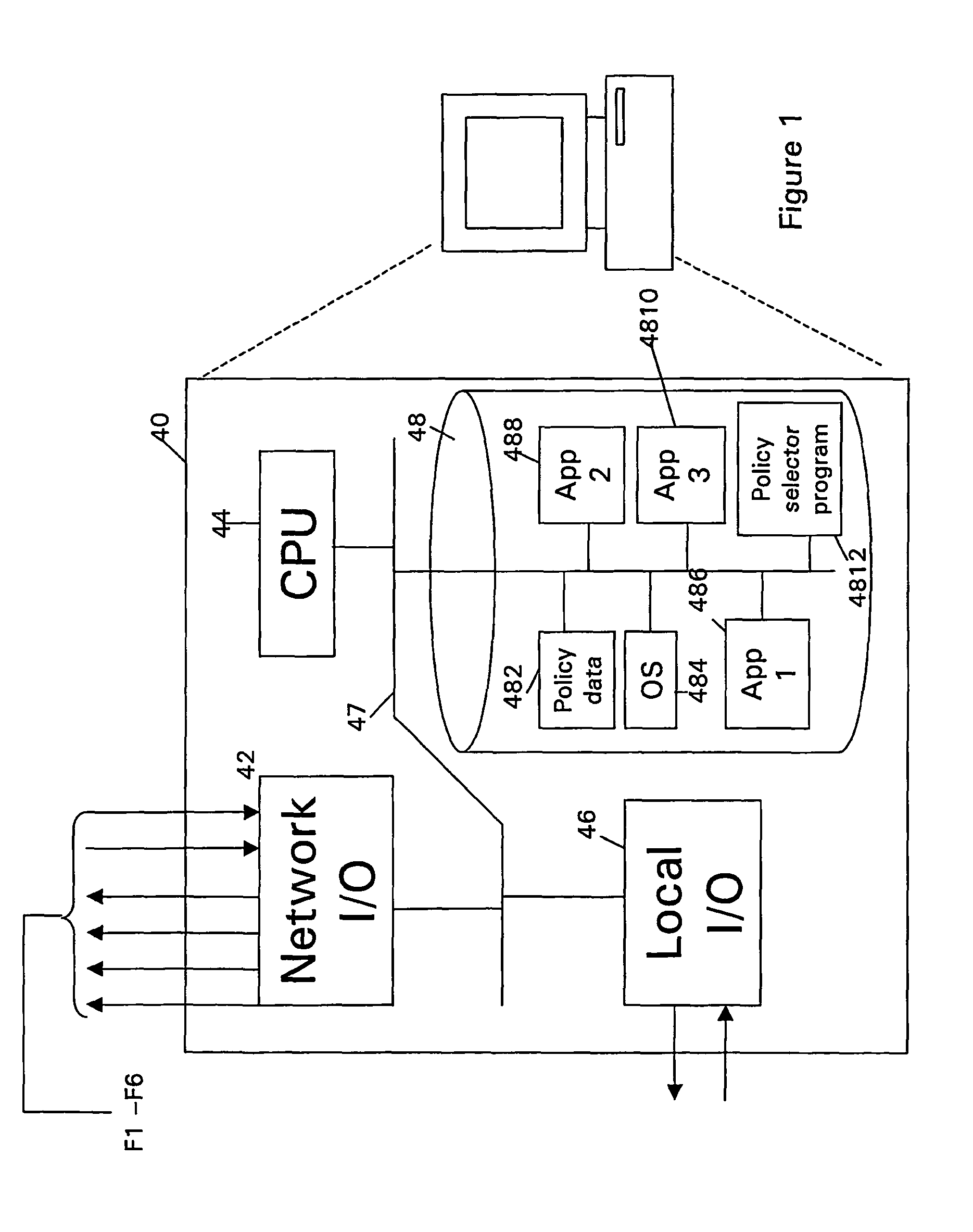 Method and apparatus for selecting user policies