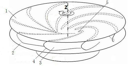 A kind of blade head cantilever type runner