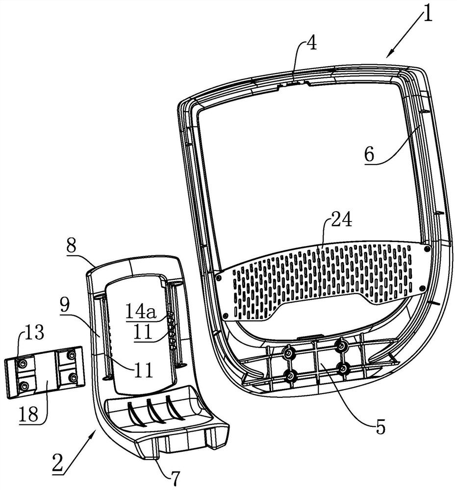 Backrest height adjusting device