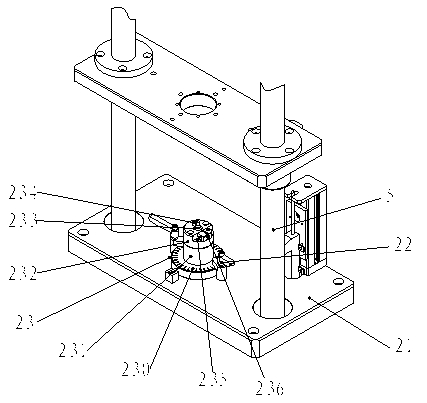 Commutator bearing mechanism for automatic rotor commutator press-in machine