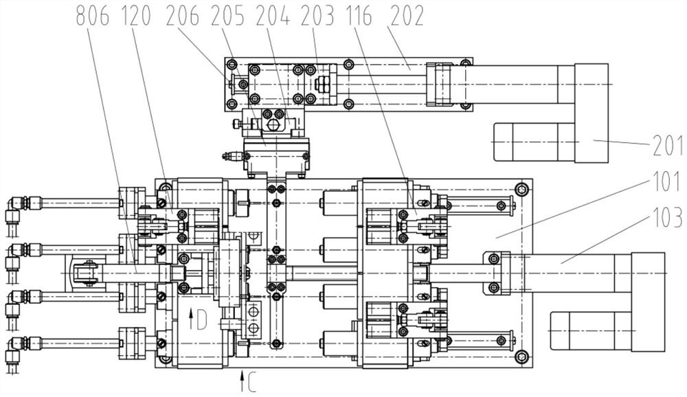 Method and equipment for bubble blowing and tube breaking in glass capillary tube