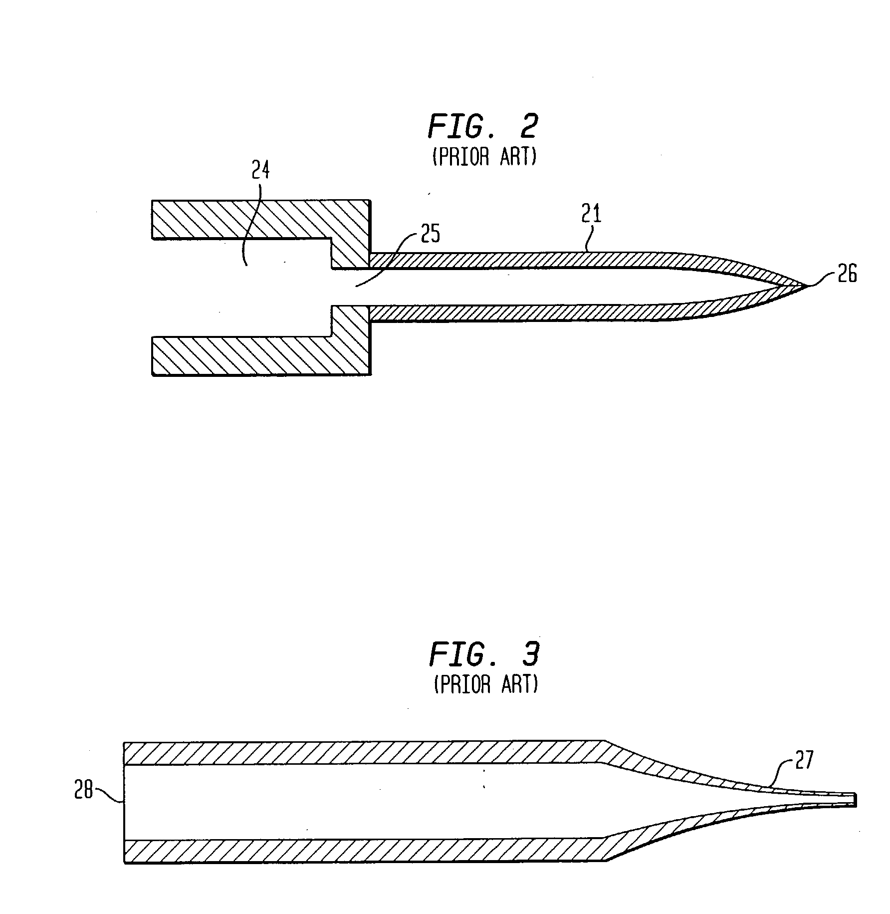 Method and apparatus for an electrospray needle for use in mass spectrometry