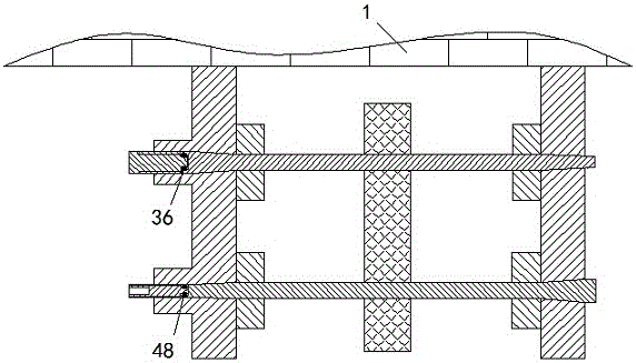 A dust-proof and stable load-bearing locking component