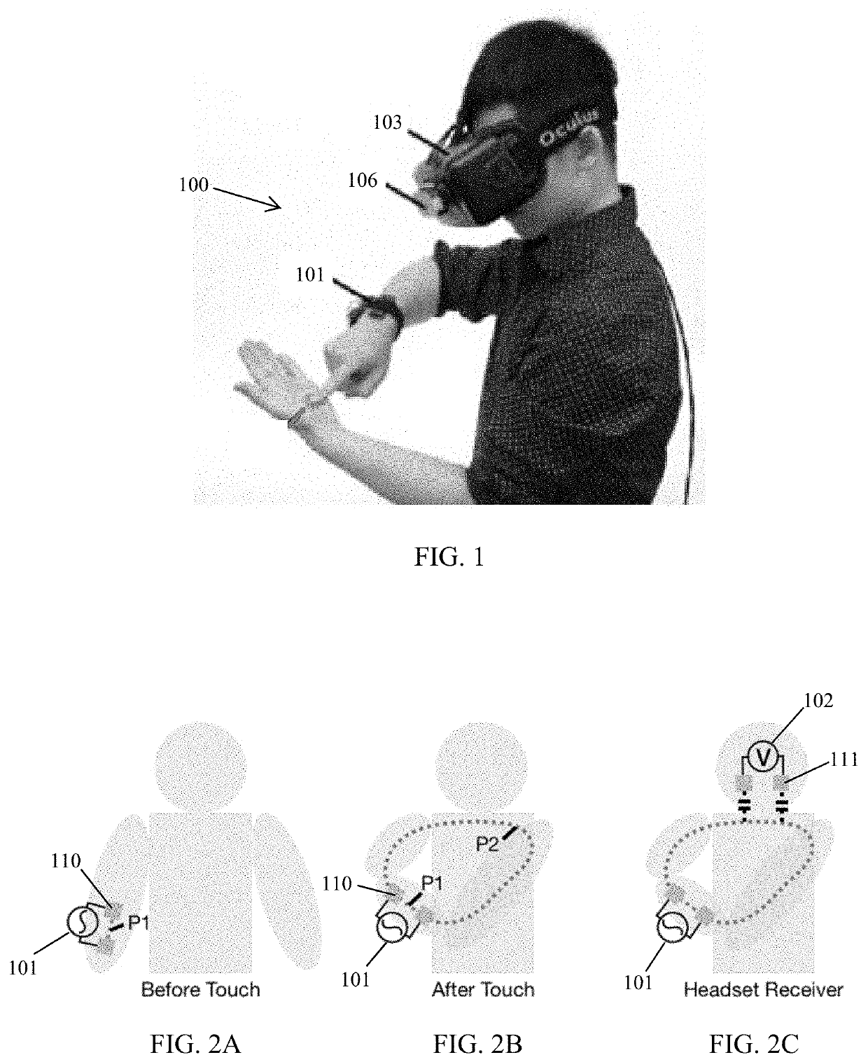 System and Method for Robust Touch Detection for On-Skin Augmented Reality/Virtual Reality Interfaces