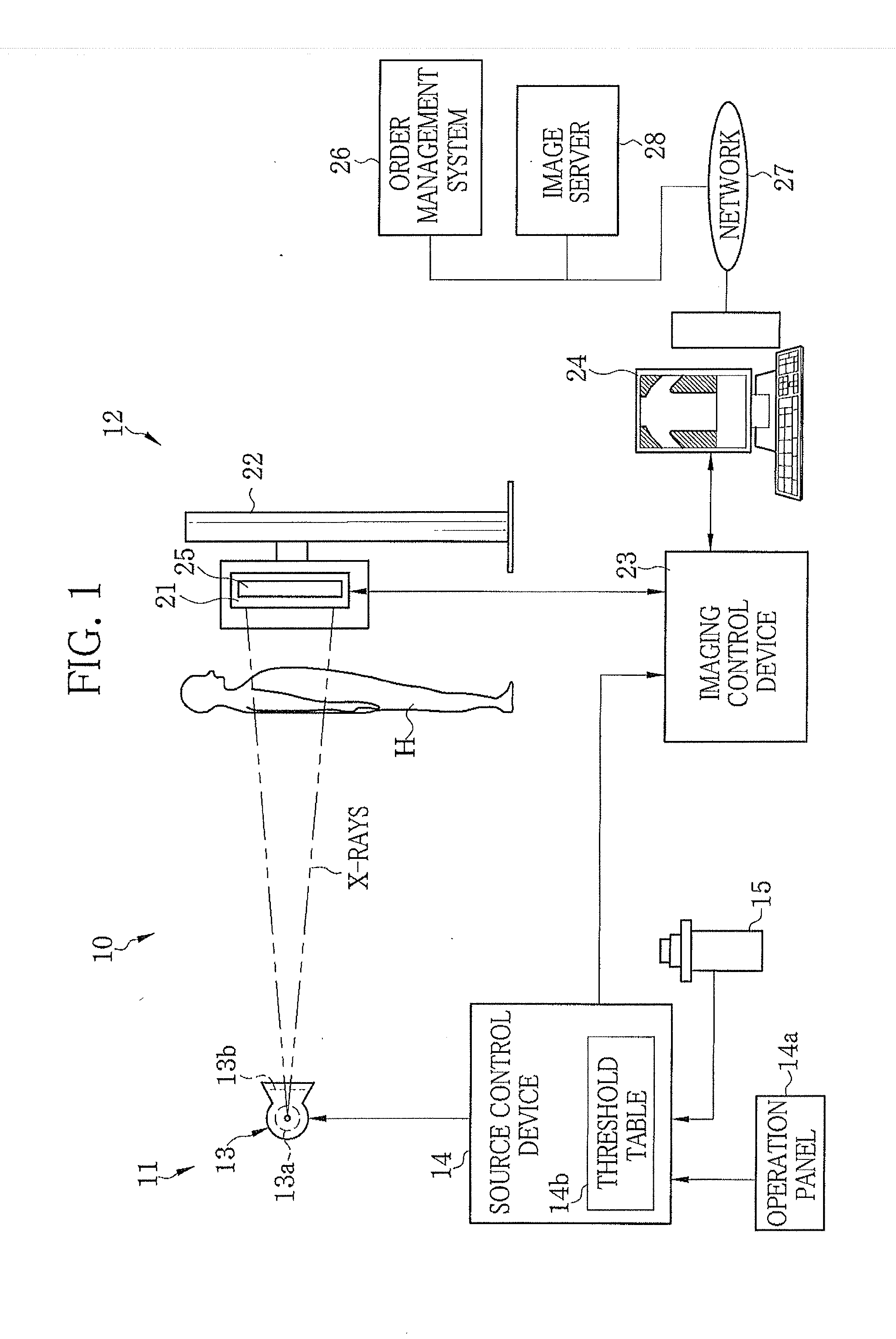 Device and method for assisting in initial setting of imaging condition, and radiation imaging apparatus