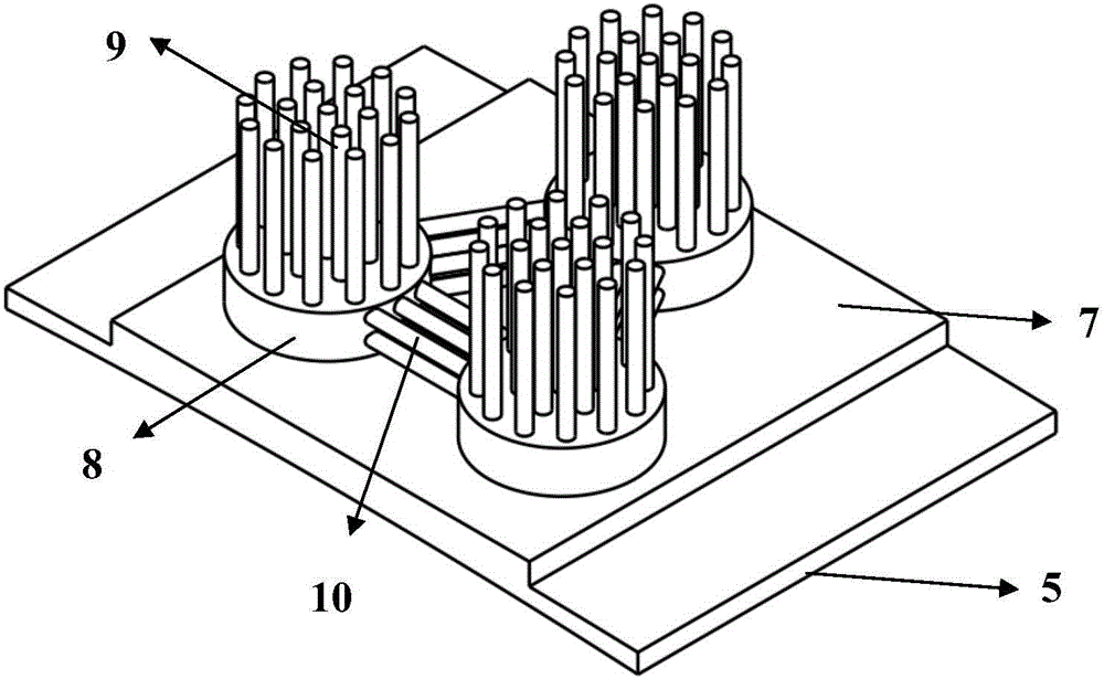 Shell sensor assembly for perceiving spacial airflow changes through piezoelectric cilia