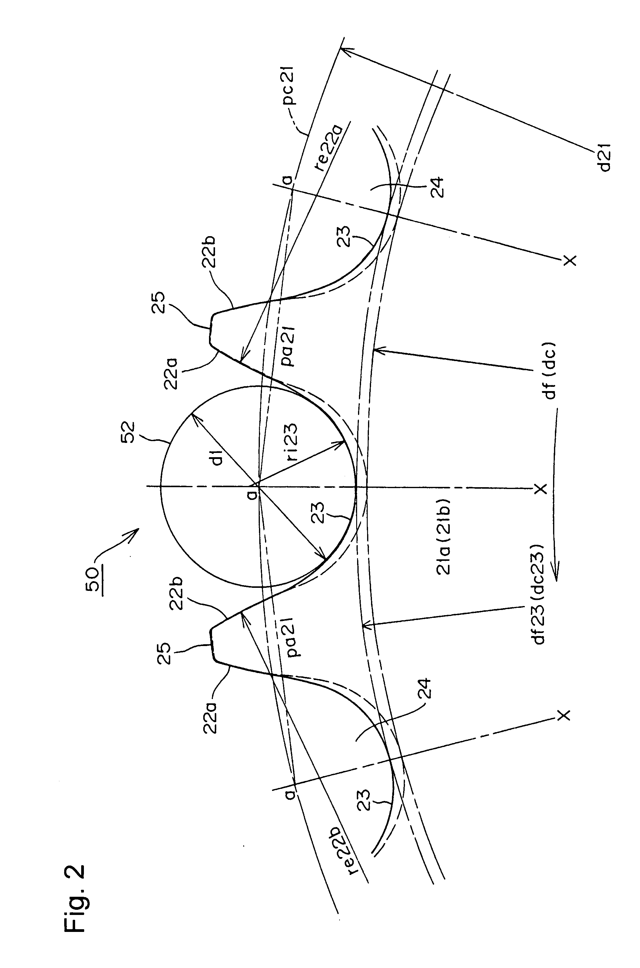 Chain transmission device