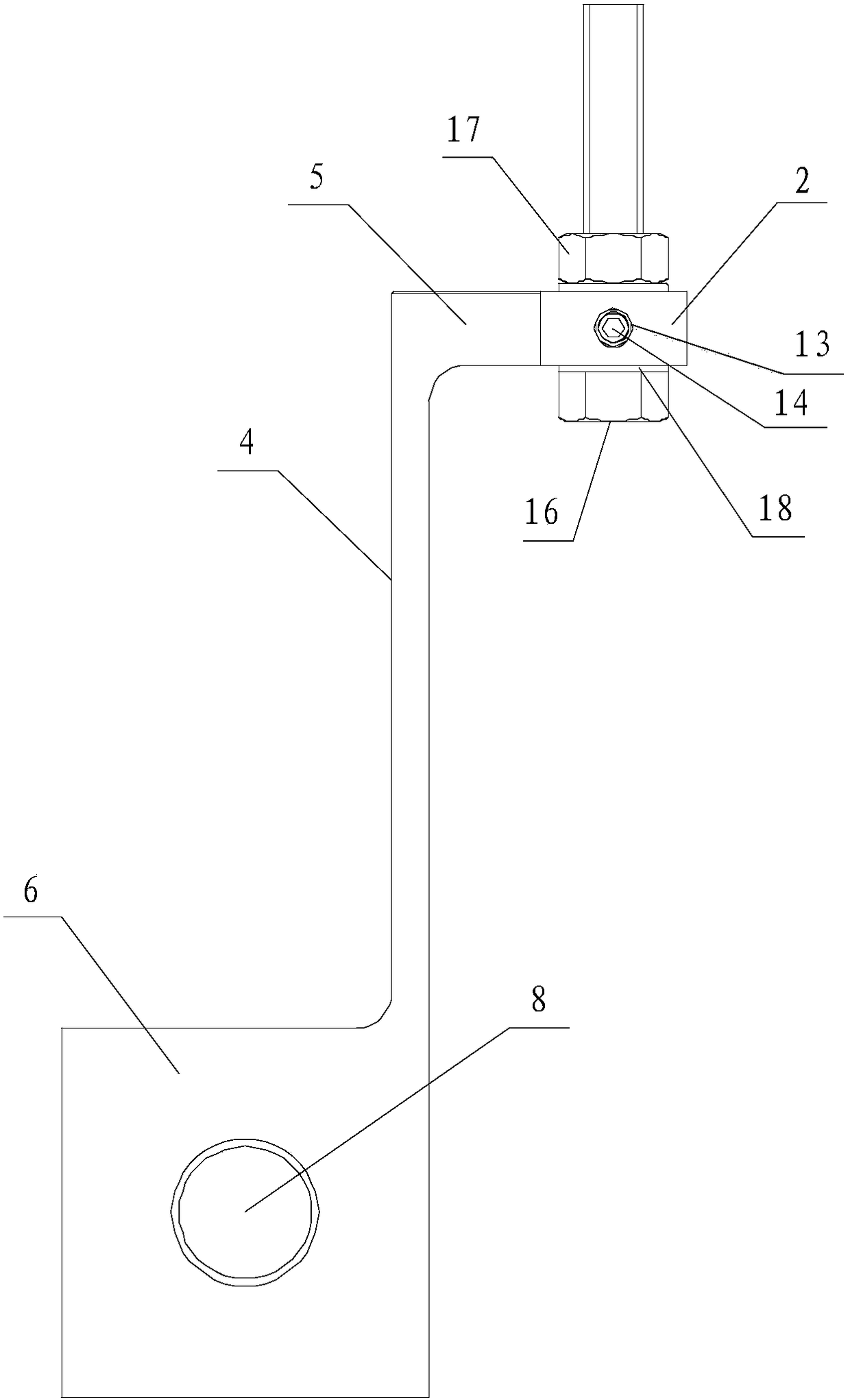 An adjustable steering arm