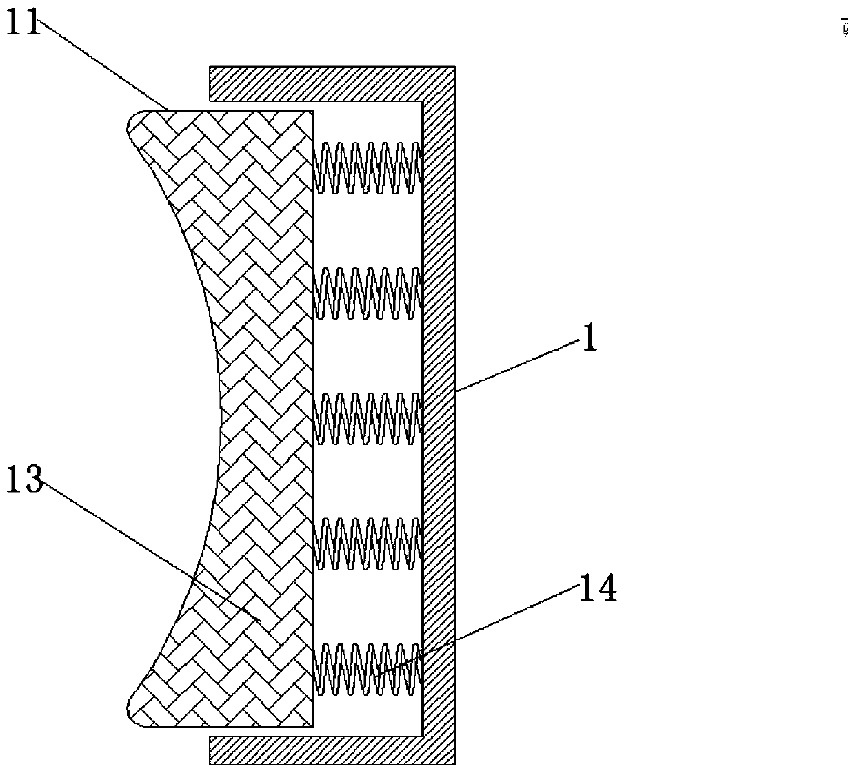 Sewage treatment device for collecting hair based on cam circulating oscillation