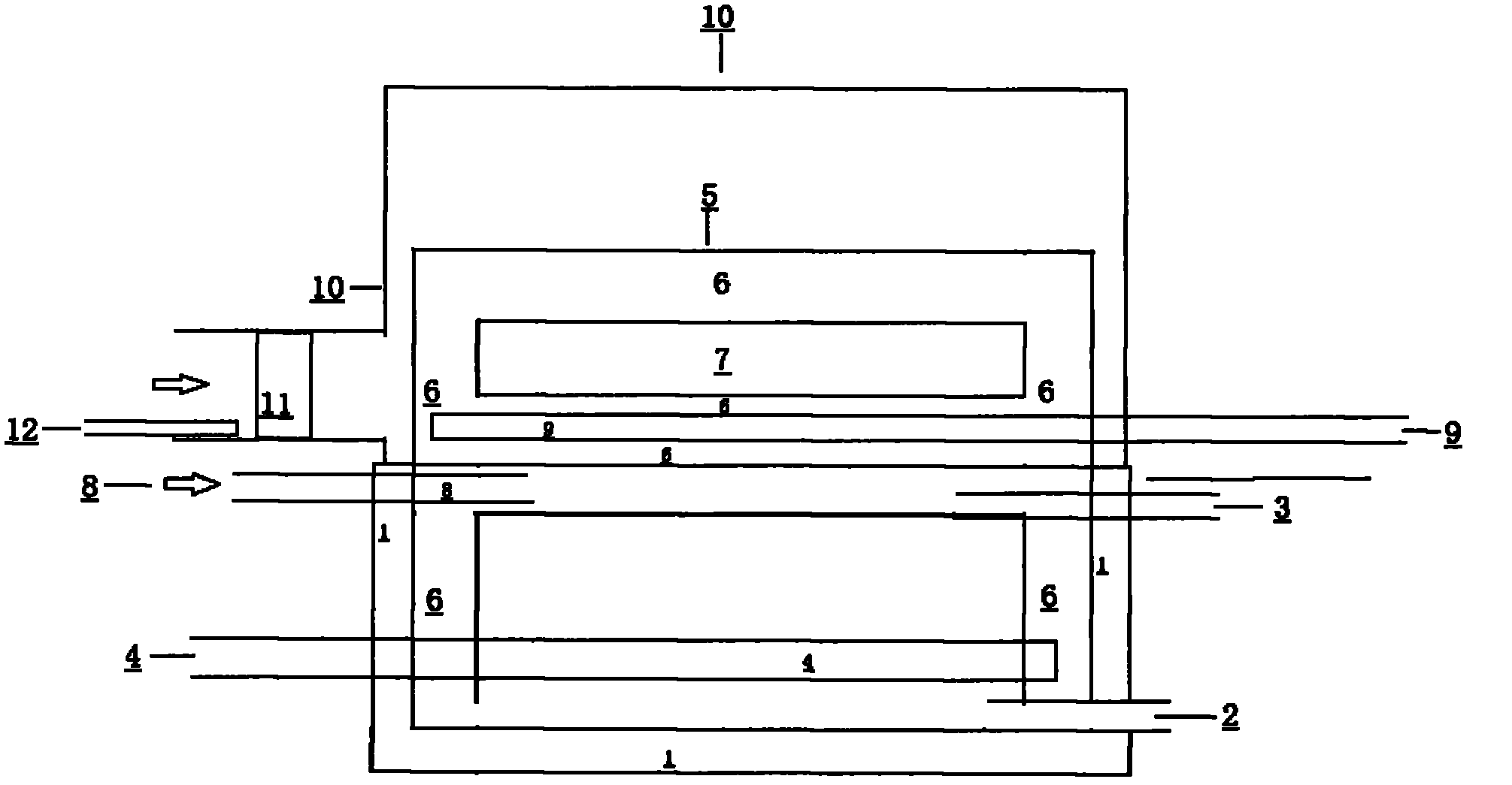 Factory sewage-evaporating and atmospheric form-converting water collection apparatus